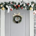 thumbnail image 4 of Festive Seasonal Wreath for Front Door Celebration Greenery Arrangement for Home, 4 of 5
