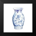 thumbnail image 2 of Wild Apple Portfolio 15x15 Black Modern Framed Museum Art Print Titled - Ginger Jar II on White, 2 of 5