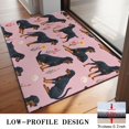 thumbnail image 3 of Rottweiler Dogs with Pioneer Flower Door Rugs,Washable Non Slip Door Mats Indoor,Decorative Door Mats,Entry Mat Indoor for Entrance,Bedroom,Kitchen,Bathroom,20"x32", 3 of 6