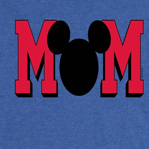 Mickey & Friends - Mom Mouse Silhouette - Mother's Day - Women's Short Sleeve Graphic T-Shirt
