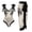 Black, variant on QHFBli Women One Piece Swimsuit with Matching Cover Ups Floral Sexy Bikini Sets Tummy Control Swimsuit with Bikini Maxi Wrap Skirt