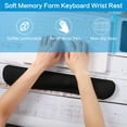 thumbnail image 2 of sixwipe Ergonomic Mouse Pad with Wrist Rest, No Slip Keyboard Wrist Rest and Computer Wrist Support, Memory Foam Wrist Pad for Keyboard for Easy Typing and Hand Pain Relief, 2 of 7