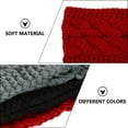 thumbnail image 2 of IBASETOY 3Pcs Knitted Headbands Black Acrylic Fashion Ear Warmers for Women Winter Sports, 2 of 5