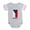 Heather Gray, variant on CafePress - Czech Republic_B - Cute Infant Baby Football Bodysuit