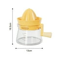 thumbnail image 6 of opvise Hand Crank Citrus Juicer Easy to Use Ergonomic Effortless Citrus Squeezing Dishwasher Safe Manual Citrus Juicer White, 6 of 8