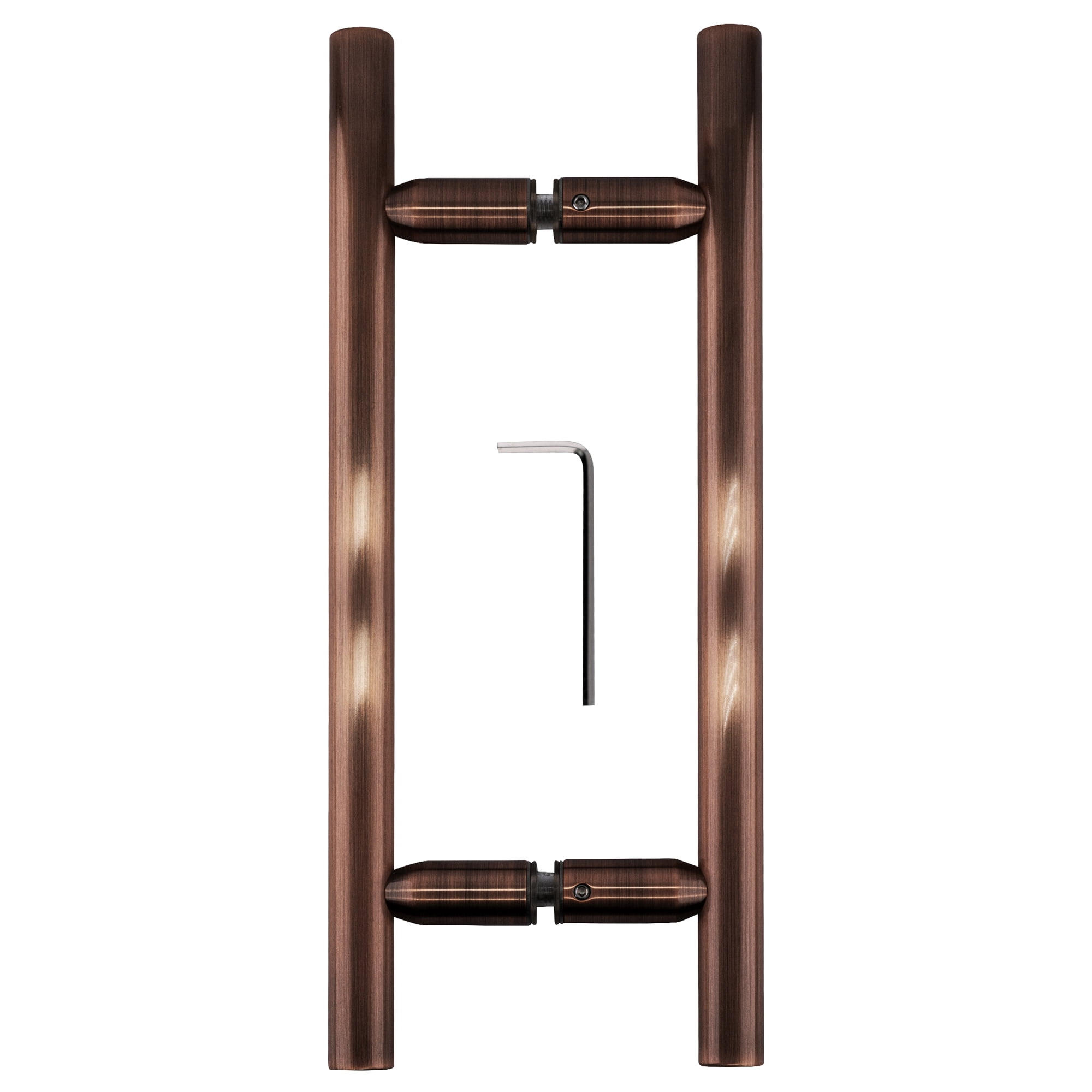 CRL LP8X8ABC0 Antique Brushed Copper 8" Ladder Style Back-to-Back Pull Handles