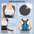 thumbnail image 6 of Fit Geno Posture Corrector for Women and Men - Adjustable Back Brace & Straightener for Scoliosis, Hunchback Correction, Back Pain, Spine Corrector, Back Support and Posture Trainer, 6 of 8