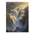 thumbnail image 3 of Waterfall 500 Piece Wooden Jigsaw Puzzle, Nature Puzzle for Adults, Finished Size 20.5" x 15", 3 of 8