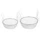 thumbnail image 1 of 2pcs 18cm Y 23cm Cocina de material acero Inoxidable Duradero Colador Colador Herramientas, 1 of 9