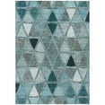 thumbnail image 2 of Addison Rugs Chantille Indoor/Outdoor Transitional Geometric Teal Washable Rectangle Rug, 10' x 14', 2 of 6