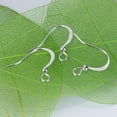thumbnail image 2 of 10 pares de ganchos / fornituras / para aretes de y - aretes de gancho de pescado / aros / alambre para oreja para joy, 2 of 8