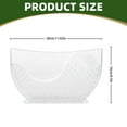 thumbnail image 3 of Clearance Items,npkgvia Food Storage,Food Containers,Rice Paper Water Bowl Paper Bowls Rice Holder Spring Roll Water Bowl Rice Paper Holder Rice Paper Holder With Side Pocke,Kitchen Storage,Clear, 3 of 9