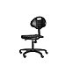 thumbnail image 3 of OEF Furnishings Height Adjustable Polyurethane Task Chair, 16"-21", Black, 3 of 4