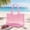 Pink, variant on Large Clear Bag Transparent Shoulder Handbag Clear Bag Jelly Tote Bag For Stadium Events Clear Purse Stadium Bag Satchel Handbags For Sports Events Concerts Festivals | Stadium Approved