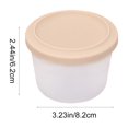 thumbnail image 3 of Silicone Pet Food Storage Container 8.2cm, Microwave and Freezer Safe Sealed Lid for Cat Wet Food, Airtight Mini Food Container for Fridge Storage, Reusable Food Grade Container for Pets, 3 of 7