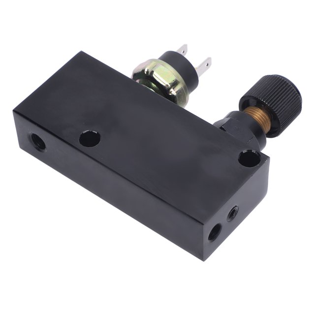 Proportioning Adjustable Brake Proportioning Valve with Distribution Block 3000 PSI Black Aluminum for 3/16in Brake Line Brake Light Switch Wiring Pigtail