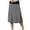 Grey, variant on DuoJiaJ A-Line Midi Skirts for Women High Waist Knee Length Casual Flared Flowy Skirt Green L