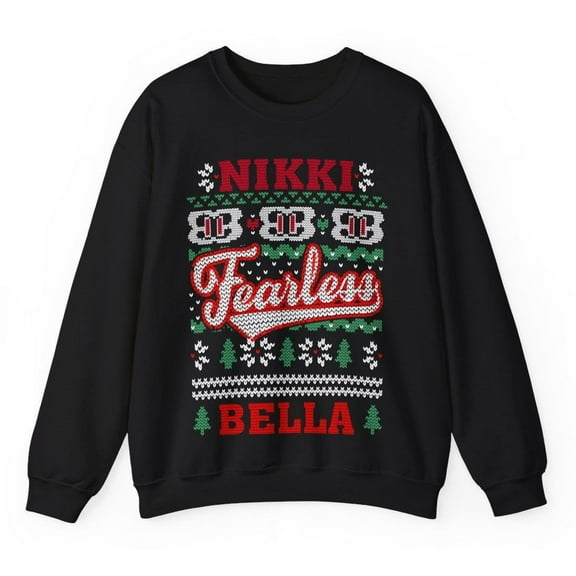 Fearless Nikki Bella Ugly Christmas Sweater Sweatshirt XL