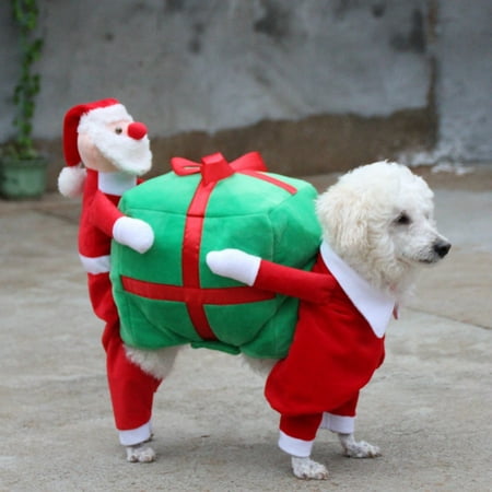 BeautyTale -Dog Costume Clothes Dog Cute Clothes Christmas Clothes Pet Cute Clothes Party Supplies Winter Warm Coat -