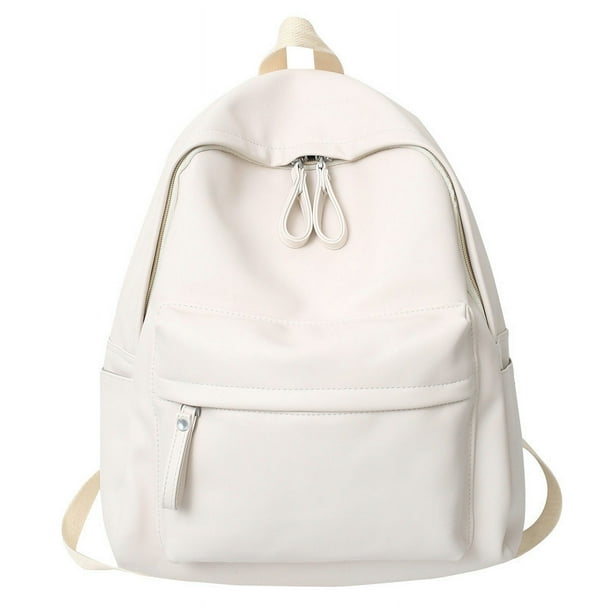 Mochila para mujer, para estudiantes universitarios, mochila para estudiantes de secundaria, mochila para estudiantes de color sólido, de gran capacidad