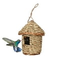 thumbnail image 4 of Hummingbird Houses for Outside, Handwoven Birds Straw Hut Hatching House, Bird Hut Breeding Cave for Garden, Balcony, Porch, Tree Trunk, Outdoor, 4 of 9