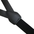 thumbnail image 2 of CTM  Coated Leather Clip-End 1 Inch Suspenders (Men), 2 of 3