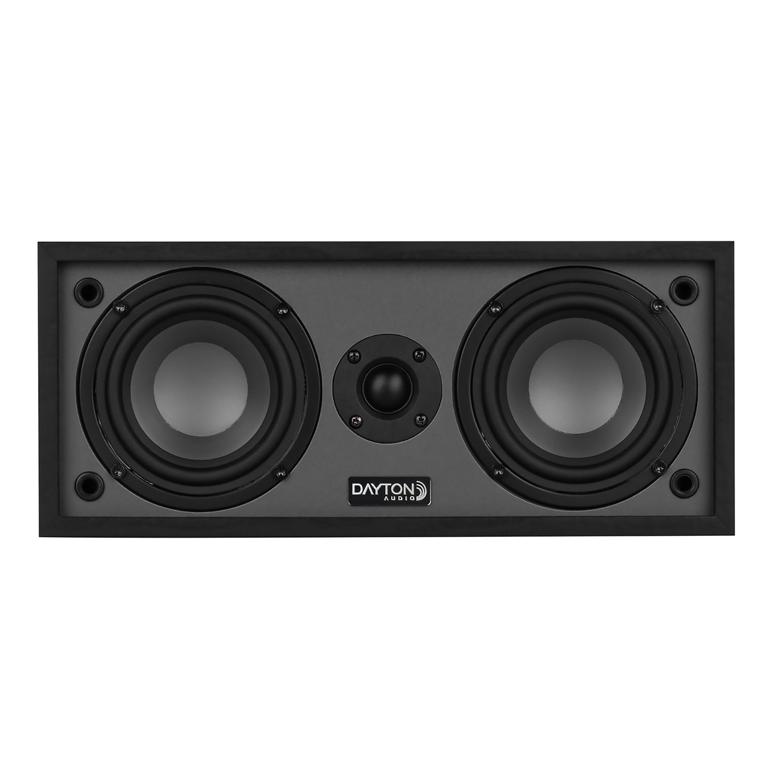 Dayton Audio Classic C40 Center Channel Speaker with Two 4-In. Woofers (Black)