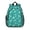 Alien UFO Teal, variant on Alien UFO Pale Green Pattern Backpack for School, Cute School Bag with Adjustable Shoulder Straps and Padded Back, 15"x11.42"x5.5"