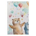 thumbnail image 4 of Bears Ballons Trees Black Out Curtains 72 Inch Length Curtains for Sliding Glass Doors Bedroom Living Room 2 Pack, 4 of 6