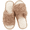 Brown, variant on Fuzzy Open Toe Slippers Ultra Soft Slip On House Shoes Featuring Memory Foam Ideal Gifts for Women Her Mom
