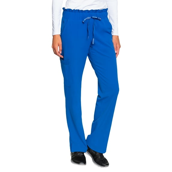 Peaches by Med Couture Women's 8757 Scrub Pant -Royal-XX-Large