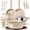 28 Pcs Oatmeal, variant on Carote 19-Piece Nonstick Pots and Pans Set, Ceramic Cookware Set with Lids, Induction Compatible, Oatmeal