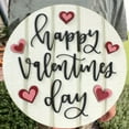 thumbnail image 6 of Hanging Wall Decor,Valentine' S Day Decor Door Sign 3D Wooden Welcome Sign Happy Valentines Day Hanger Home Decor For Farmhouse Porch, 6 of 7