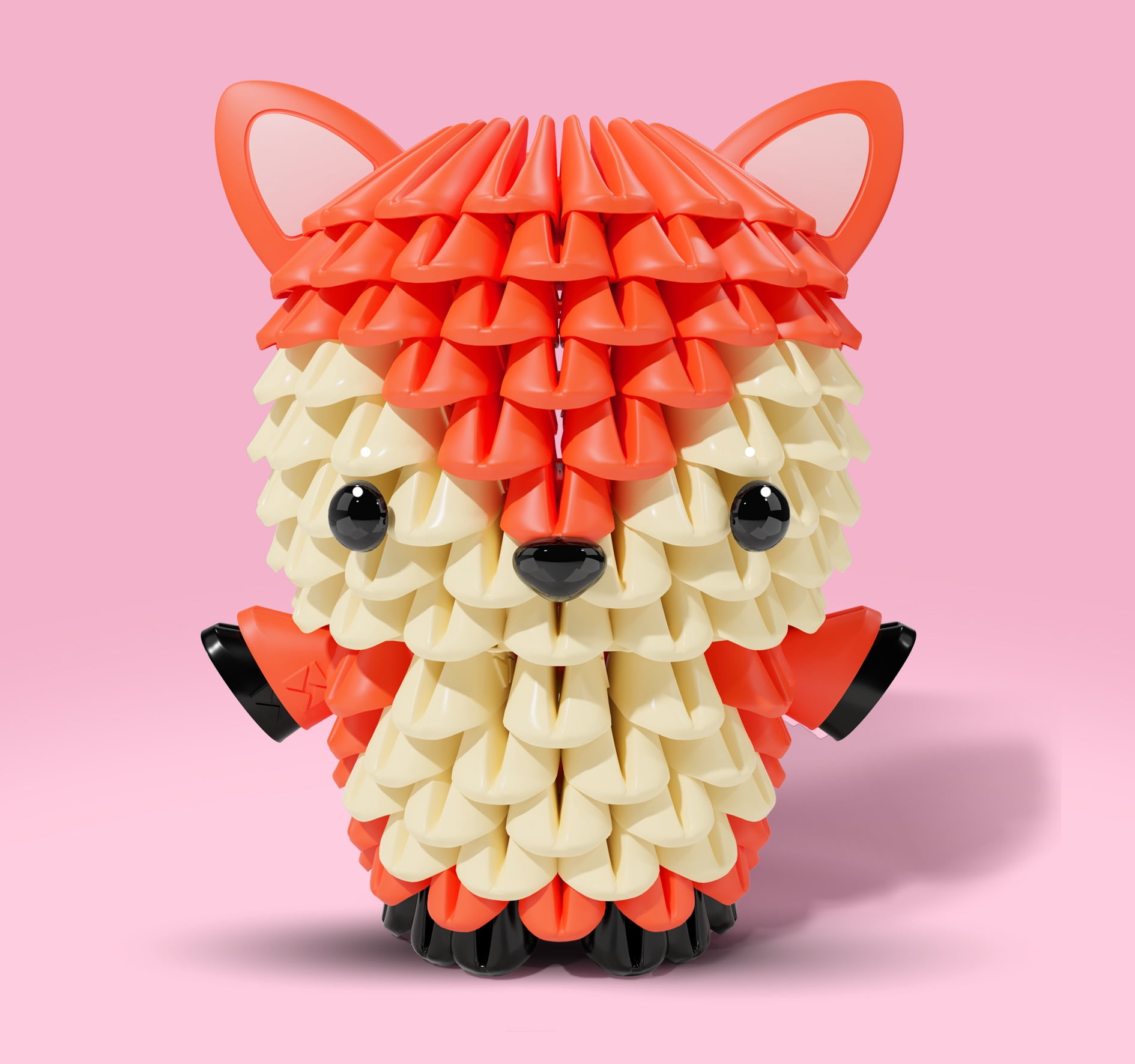 TRICOFUN Animals Soft Building Blocks Interactive Building Toy Finnegan the FOX 1104-FOX