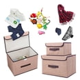 thumbnail image 3 of Boîte de Rangement Pliable Vêtements Divers Boîte de Rangement Portable avec Couvercle Boîte de Rangement Pliable, 3 of 6