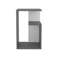 thumbnail image 7 of We Have Furniture Side Table Sallis, Living Room, Onyx/White, 7 of 7