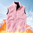 thumbnail image 1 of Chaleco calefactor eléctrico Likrtyny de felpa calefactable 9 áreas invierno Rosa 3XL Para estrenar, 1 of 9