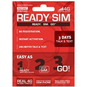Ready Sim 3 Day Talk And Text Plan