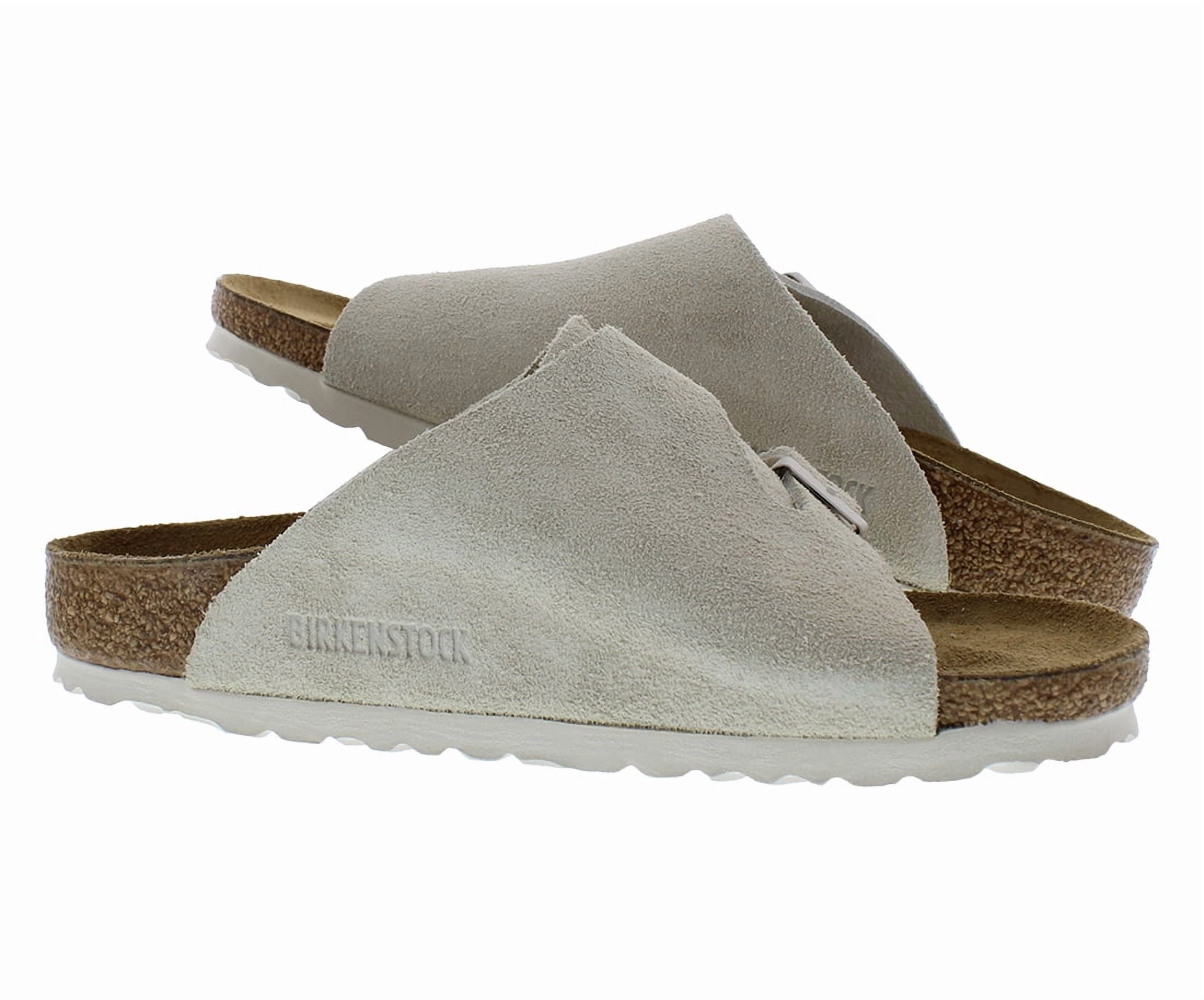 Birkenstock Zurich Narrow Unisex Shoes Size 3, Color: Antique White