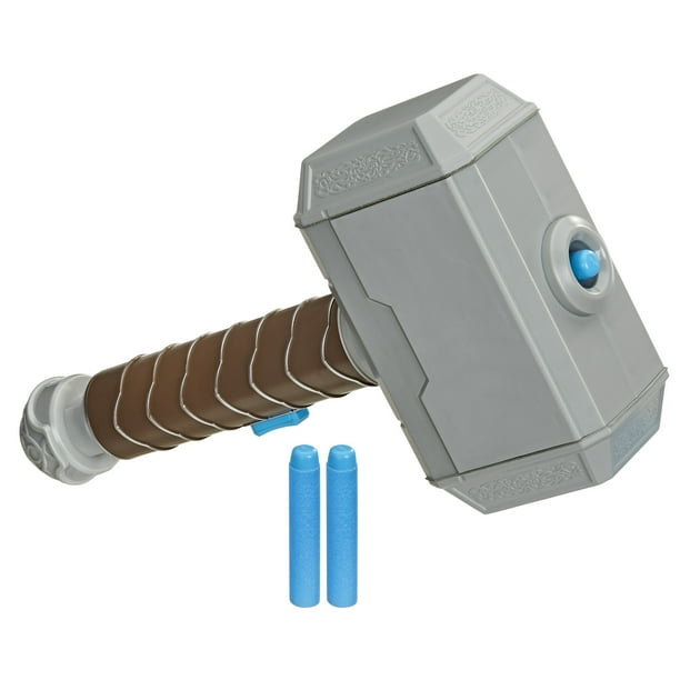 marvel avengers thor hammer nerf power moves dart