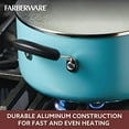 thumbnail image 2 of Farberware Smart Control Nonstick Cookware Pots and Pans Set, 14 Piece, Aqua, 2 of 16