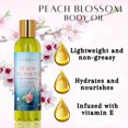 thumbnail image 4 of Peach Blossom Natural Body Oil - 4 oz by LatherGreen, 4 of 7