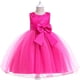 thumbnail image 3 of Vestido de niña Vestido de niña de flores Falda de niña de flores Vestido de malla abullonada Vestido de encaje con lazo Vestidos de bebé, 3 of 6