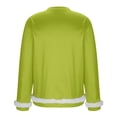 thumbnail image 6 of CQONEPT Men's Big and Tall 1/4 Sweatshirt Fall Fashion Casual Pullover Sweatshirts Sports Outdoor Winter Cloth with Kangaroo Pocket Green 2XL, 6 of 6