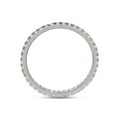 thumbnail image 4 of AFFY 0.50CT Moissanite Diamond Full Eternity Stackable Band Ring For Women in 14K Solid White Gold-5, 4 of 7