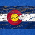 thumbnail image 2 of CafePress - Colorado Vintage Flag - Cute Infant Baby Football Bodysuit, 2 of 3