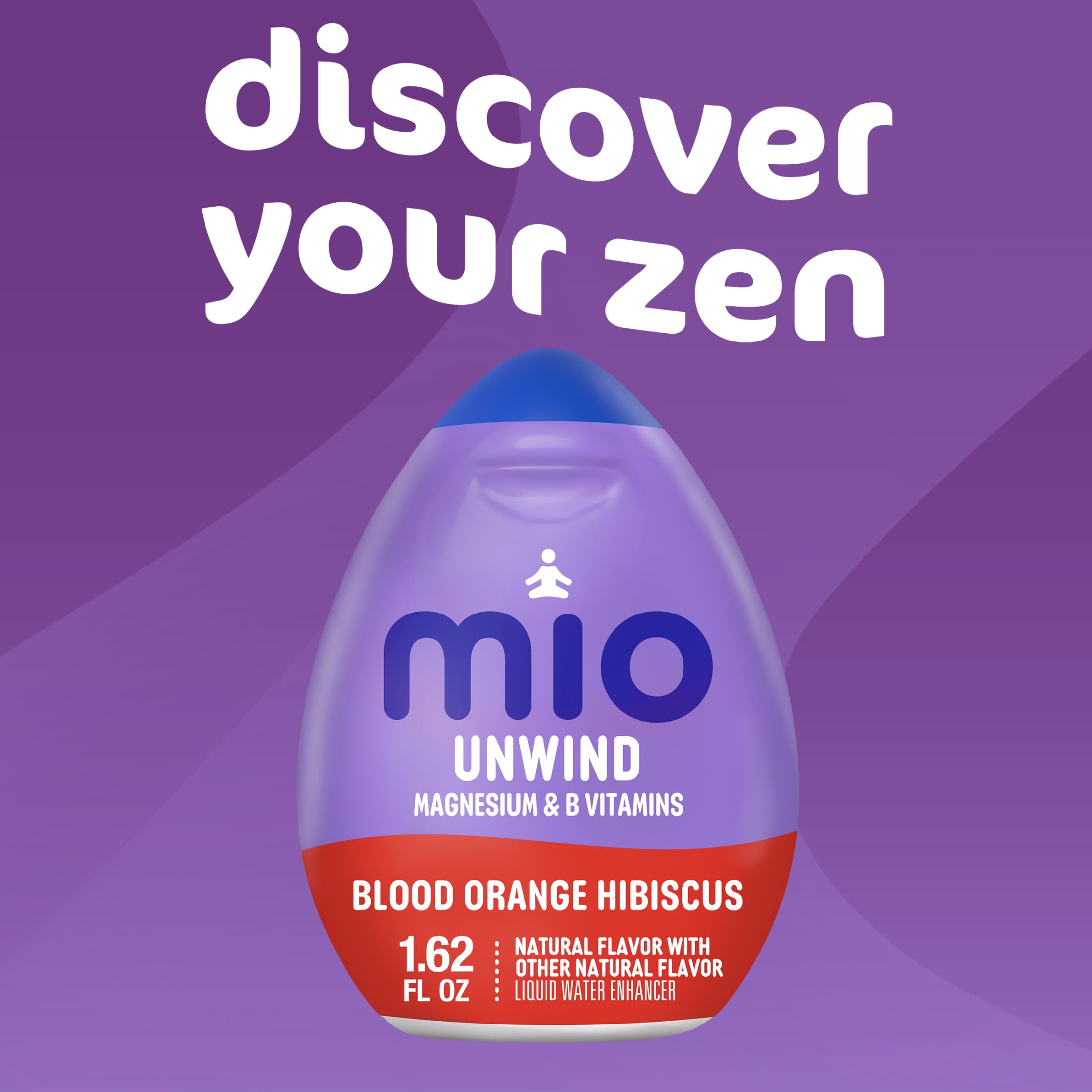 Mio Unwind Blood Orange Hibiscus Liquid Water Enhancer with Magnesium & B Vitamins, 1.62 fl oz Bottle
