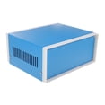 thumbnail image 1 of Enclosure Box Blue Aluminum 1Set 9.8x7.5x4.3In, 1 of 9