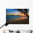 thumbnail image 1 of Pacific Sunrise Lanikai Beach Wall Mural by Wallmonkeys Peel and Stick Graphic (48 in W x 32 in H) WM296954, 1 of 4