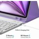 thumbnail image 5 of Funda con Teclado Retroiluminado con Soporte para Lápiz, Morado｜ipad Air 11, 5 of 7